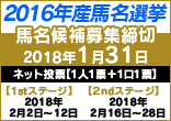 広尾っ仔２０１６年産馬名選挙