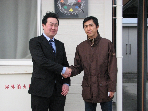 棟広良隆突撃インタビュー「野中賢二調教師と共に見る夢」